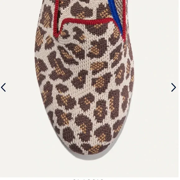 Rothy’s Animal Print Mocha Spot Loafers in Leopard in size W6.5 - Picture 5 of 8
